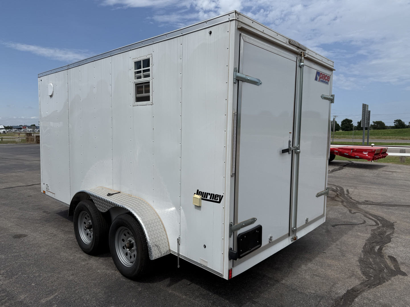 Used 2022 Pace 7'x14' Enclosed Cargo Trailer