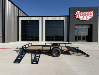 2026 X-On 77"x14' Single Axle Utility Trailer - U2