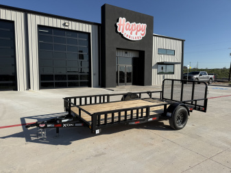 New 2026 X-On 77"x14' Single Axle Utility Trailer - U2