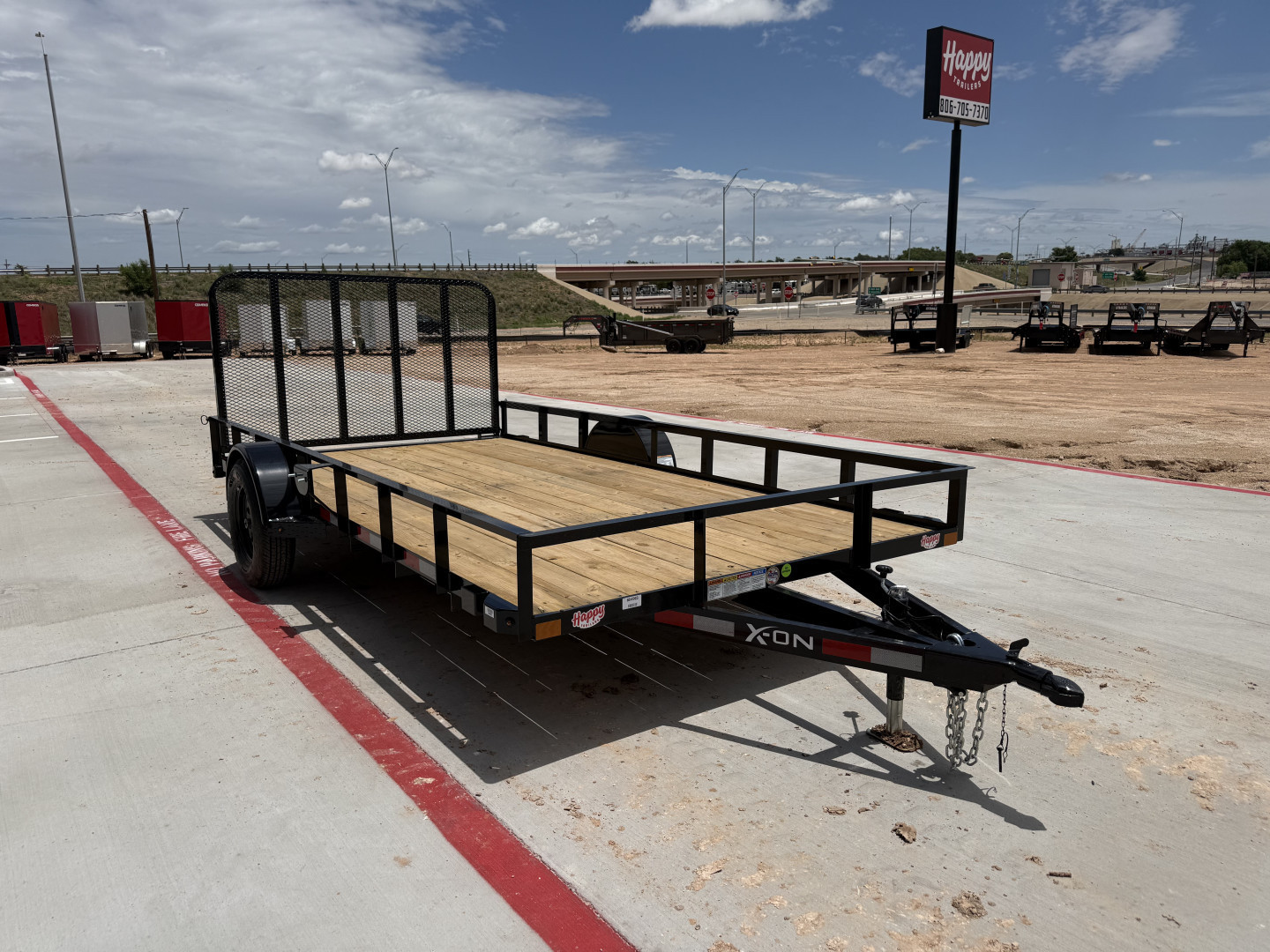New 2026 X-On 83"x14' Single Axle Utility Trailer - U3