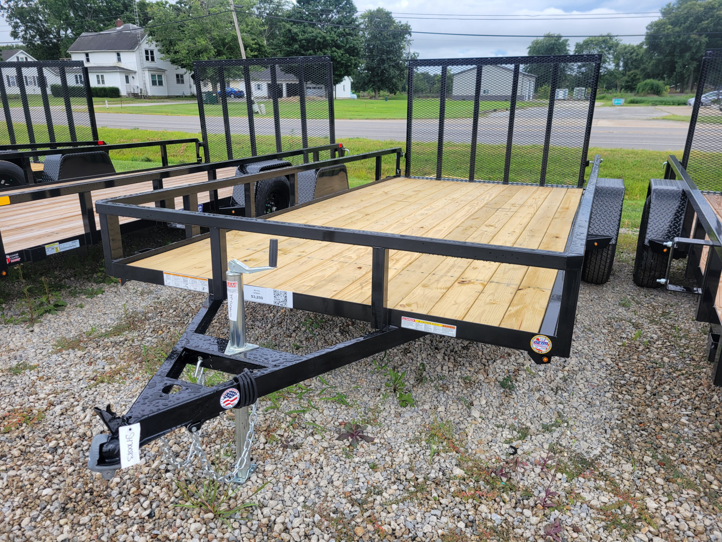 New 2025 Sure-Trac 7x14 Tube Top 3k Idler Utility Trailer