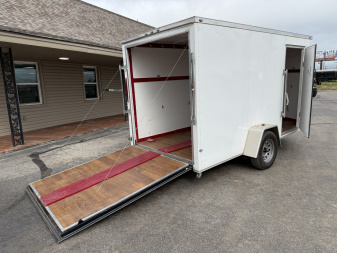 Used Deep South 6'x12' Enclosed Cargo Trailer