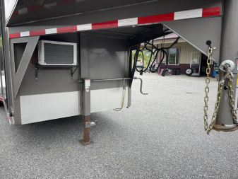 Used 2011 CornPro 18' STOCK COMBO Horse Trailer