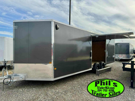 New E-Z Hauler 24' ALL ALUMINUM Cargo / Enclosed Trailer CAR HAULER ESCAPE DOOR