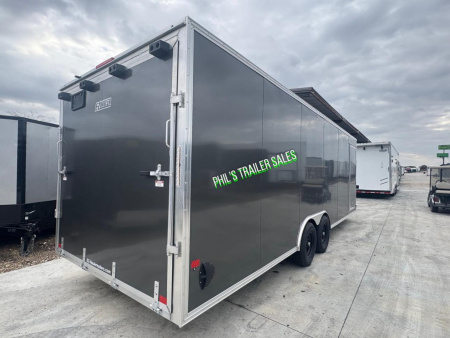New E-Z Hauler 24' ALL ALUMINUM Cargo / Enclosed Trailer CAR HAULER ESCAPE DOOR