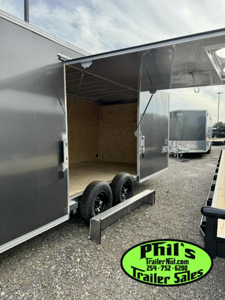 New E-Z Hauler 24' ALL ALUMINUM Cargo / Enclosed Trailer CAR HAULER ESCAPE DOOR