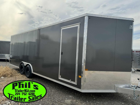 New E-Z Hauler 24' ALL ALUMINUM Cargo / Enclosed Trailer CAR HAULER ESCAPE DOOR