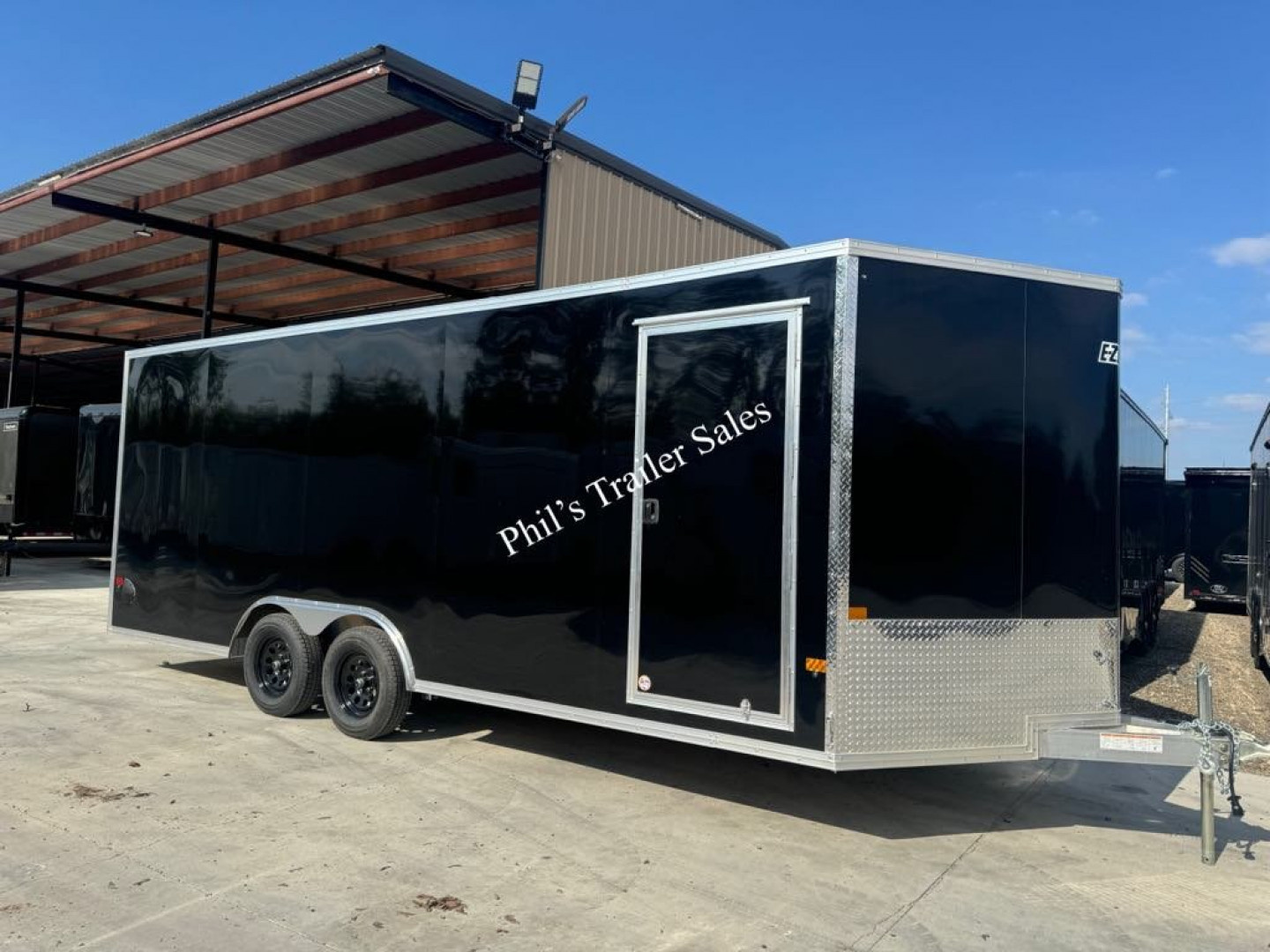 New E-Z Hauler 24' ALL ALUMINUM Cargo / Enclosed TrailerCAR HAULER ESCAPE DOOR