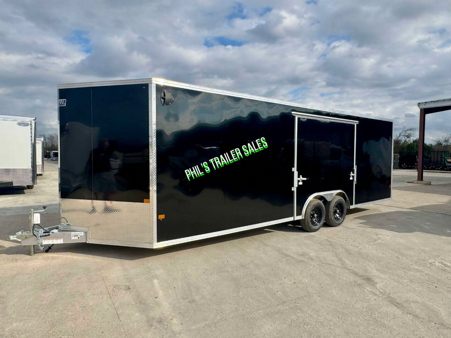 New E-Z Hauler 24' ALL ALUMINUM Cargo / Enclosed TrailerCAR HAULER ESCAPE DOOR
