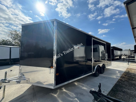 New E-Z Hauler 24' ALL ALUMINUM Cargo / Enclosed TrailerCAR HAULER ESCAPE DOOR