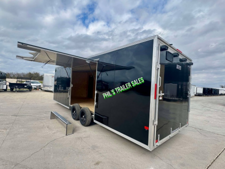 New E-Z Hauler 24' ALL ALUMINUM Cargo / Enclosed TrailerCAR HAULER ESCAPE DOOR