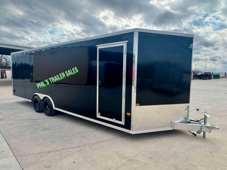 New E-Z Hauler 24' ALL ALUMINUM Cargo / Enclosed TrailerCAR HAULER ESCAPE DOOR