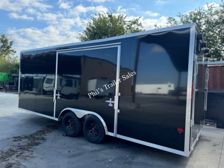 New E-Z Hauler 24' ALL ALUMINUM Cargo / Enclosed TrailerCAR HAULER ESCAPE DOOR
