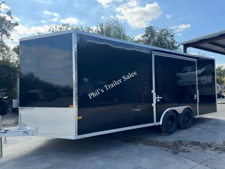 New E-Z Hauler 24' ALL ALUMINUM Cargo / Enclosed TrailerCAR HAULER ESCAPE DOOR