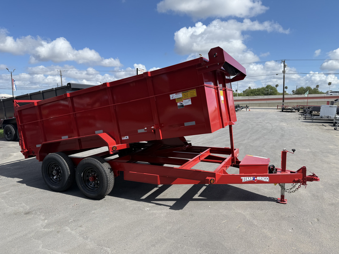 New 2025 Texas Bragg Trailers 7X14 3FT Walls Dump Trailer