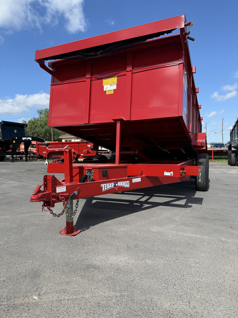 New 2025 Texas Bragg Trailers 7X14 3FT Walls Dump Trailer