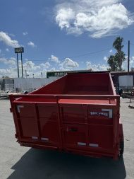 New 2025 Texas Bragg Trailers 7X14 3FT Walls Dump Trailer