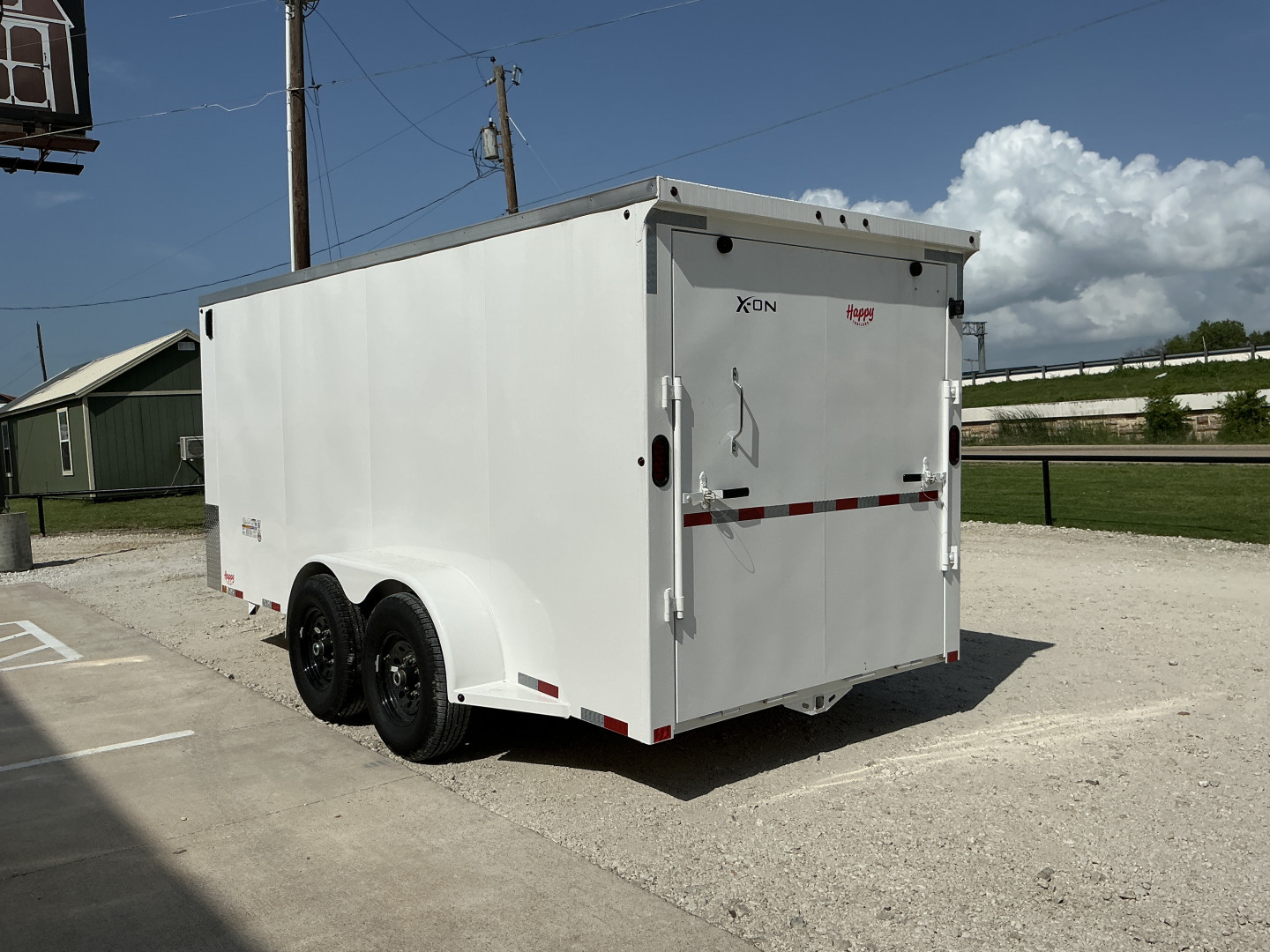 New 2025 X-On 6’8"x16’ BP Steel Enclosed Trailer – E7