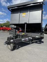 New 2025 Texas Bragg Trailers 7X16 3Ft Walls Dump Trailer