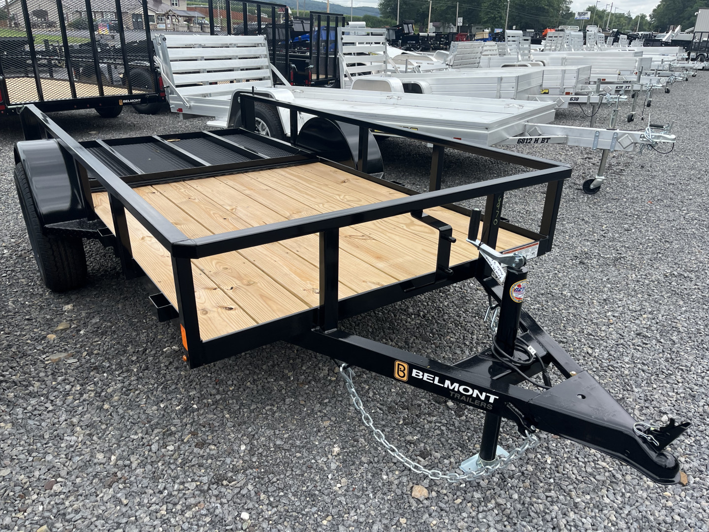 New 2025 Belmont - 5x10 Utility Trailer - Black