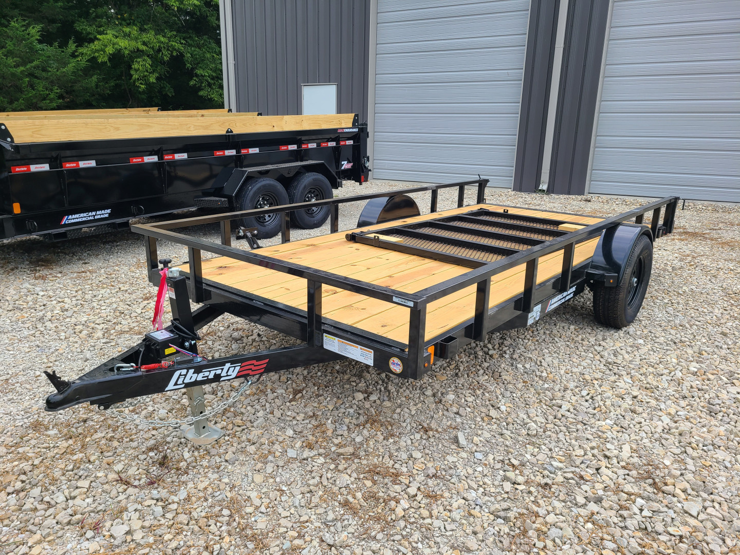 New Liberty 78 X 14 HD UTILITY, Single 5 k Axle, 4'Gate, 7k jack