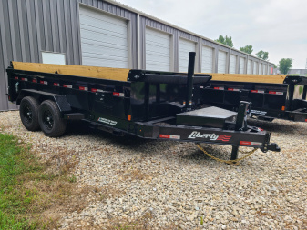 New Liberty 83 X 14 DUMP, 14K (15400 GVWR) Telescopic, Tarp, Ramps