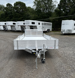 New 2026 Aluma 8118TA-EL-R-BT-SR Utility Trailer