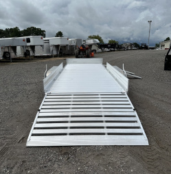 New 2026 Aluma 8118TA-EL-R-BT-SR Utility Trailer