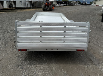 New 2026 Aluma 8118TA-EL-R-BT-SR Utility Trailer
