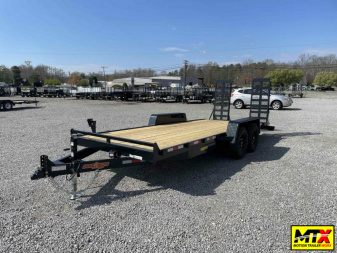 New 2025 Down 2 Earth Trailers 20ft 14K w/ Fold Up Ramps Equipment Trailer
