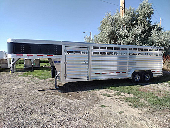 New 2026 Featherlite Model 8127 24' Stock Trailer