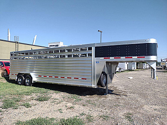 New 2026 Featherlite Model 8127 24' Stock Trailer