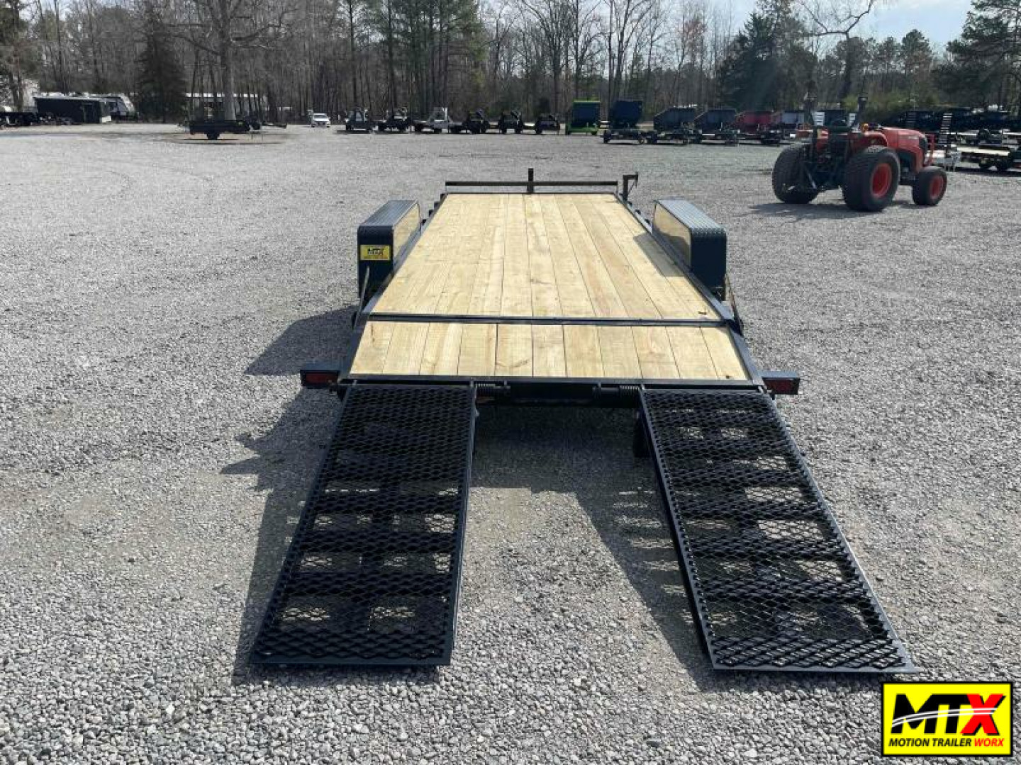 New 2025 Down 2 Earth Trailers 20ft 14K w/ Fold Up Ramps Equipment Trailer