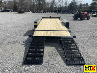 New 2025 Down 2 Earth Trailers 20ft 14K w/ Fold Up Ramps Equipment Trailer