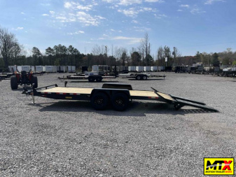 New 2025 Down 2 Earth Trailers 20ft 14K w/ Fold Up Ramps Equipment Trailer