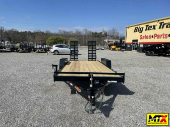 New 2025 Down 2 Earth Trailers 20ft 14K w/ Fold Up Ramps Equipment Trailer