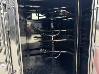 New 2026 Delco 6'8"x24' GN Metal Top Livestock Trailer - M8 Cowboy