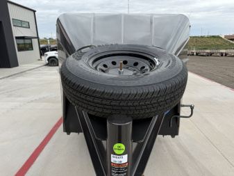 New 2026 Delco 6'8"x24' GN Metal Top Livestock Trailer - M8 Cowboy