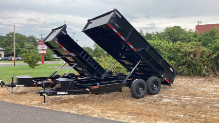 New 2026 Quality Steel and Aluminum 7x14 Dump Trailer