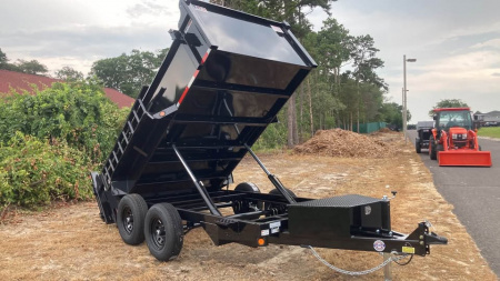 New 2026 Quality Steel and Aluminum 6x12 Dump Trailer