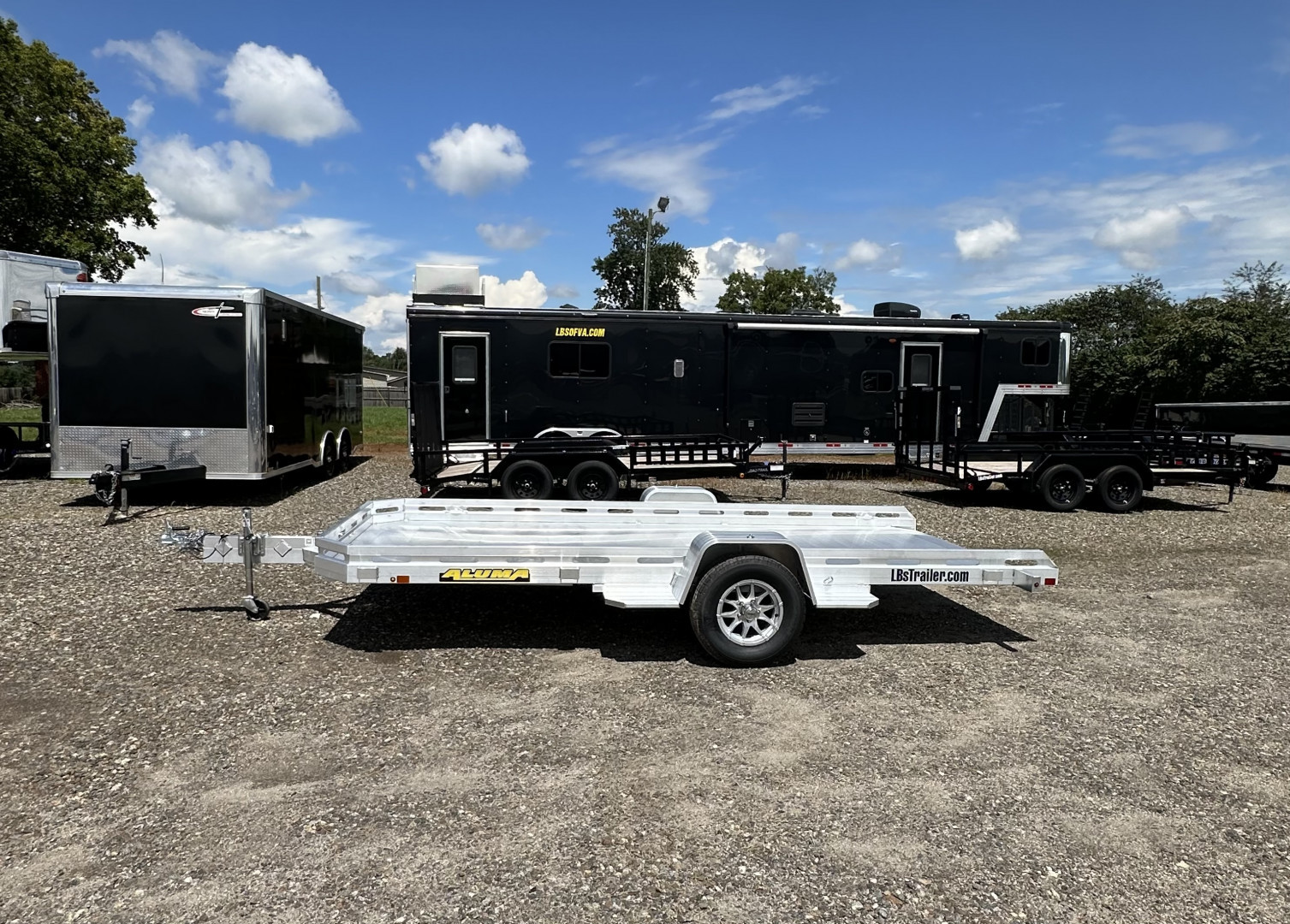 New 2026 Aluma 7814TILT-S Tiltrailer