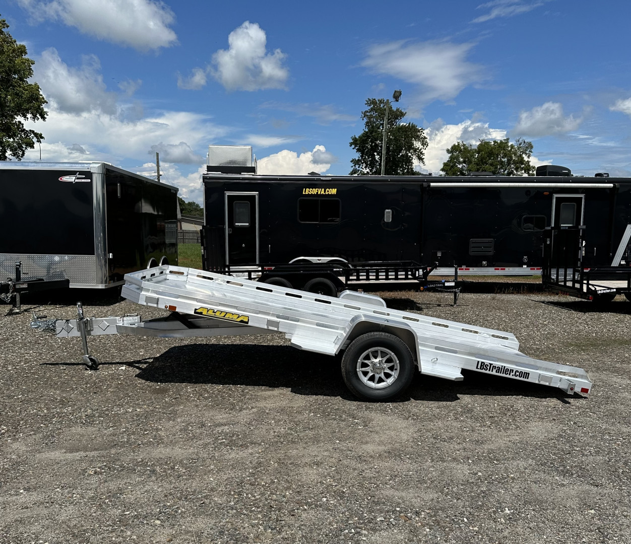 New 2026 Aluma 7814TILT-S Tiltrailer