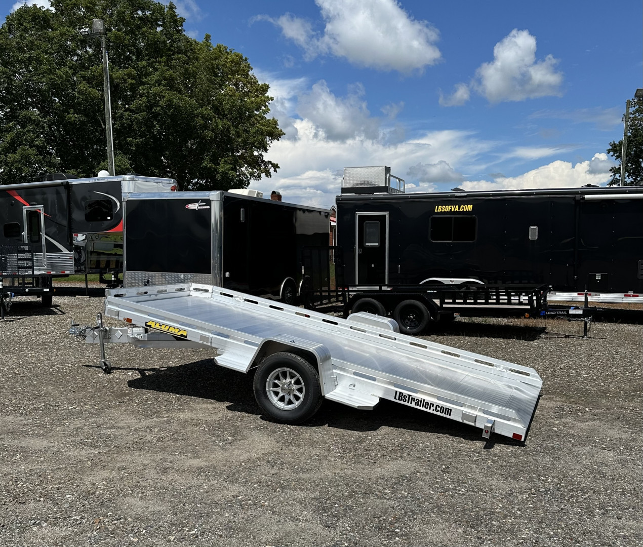 New 2026 Aluma 7814TILT-S Tiltrailer