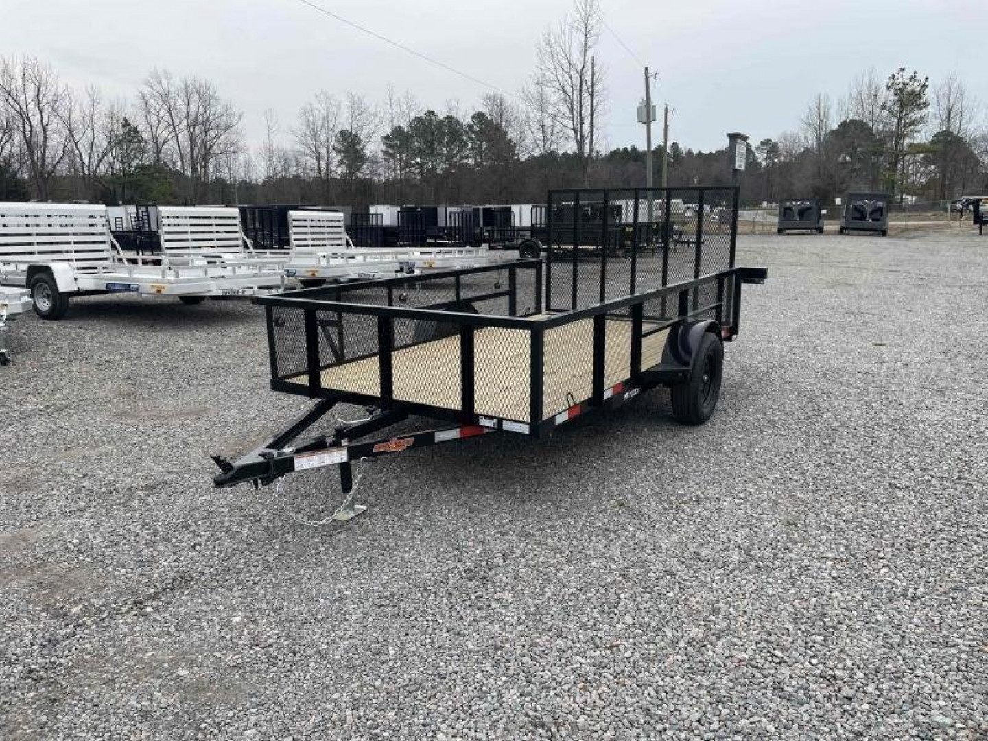 New 2025 Down 2 Earth Trailers 6x12 w/ Gate & 2' Exp Sides