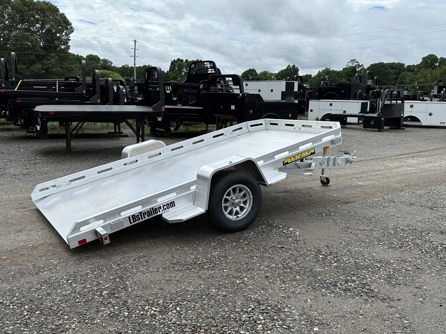 New 2026 Aluma 7712H-TILT-S Tilt Trailer