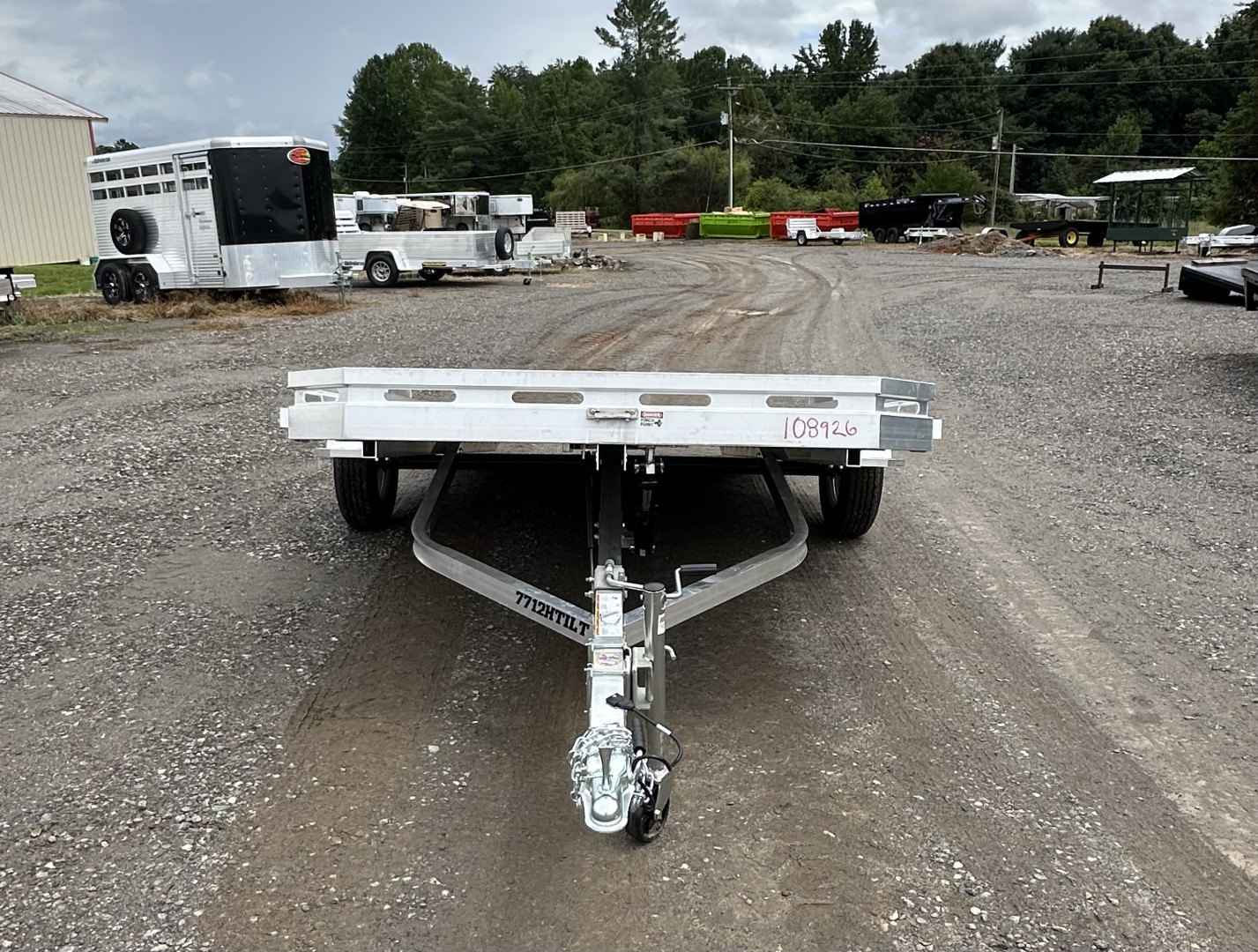 New 2026 Aluma 7712H-TILT-S Tilt Trailer