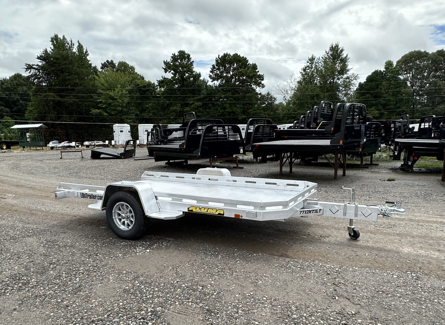 New 2026 Aluma 7712H-TILT-S Tilt Trailer