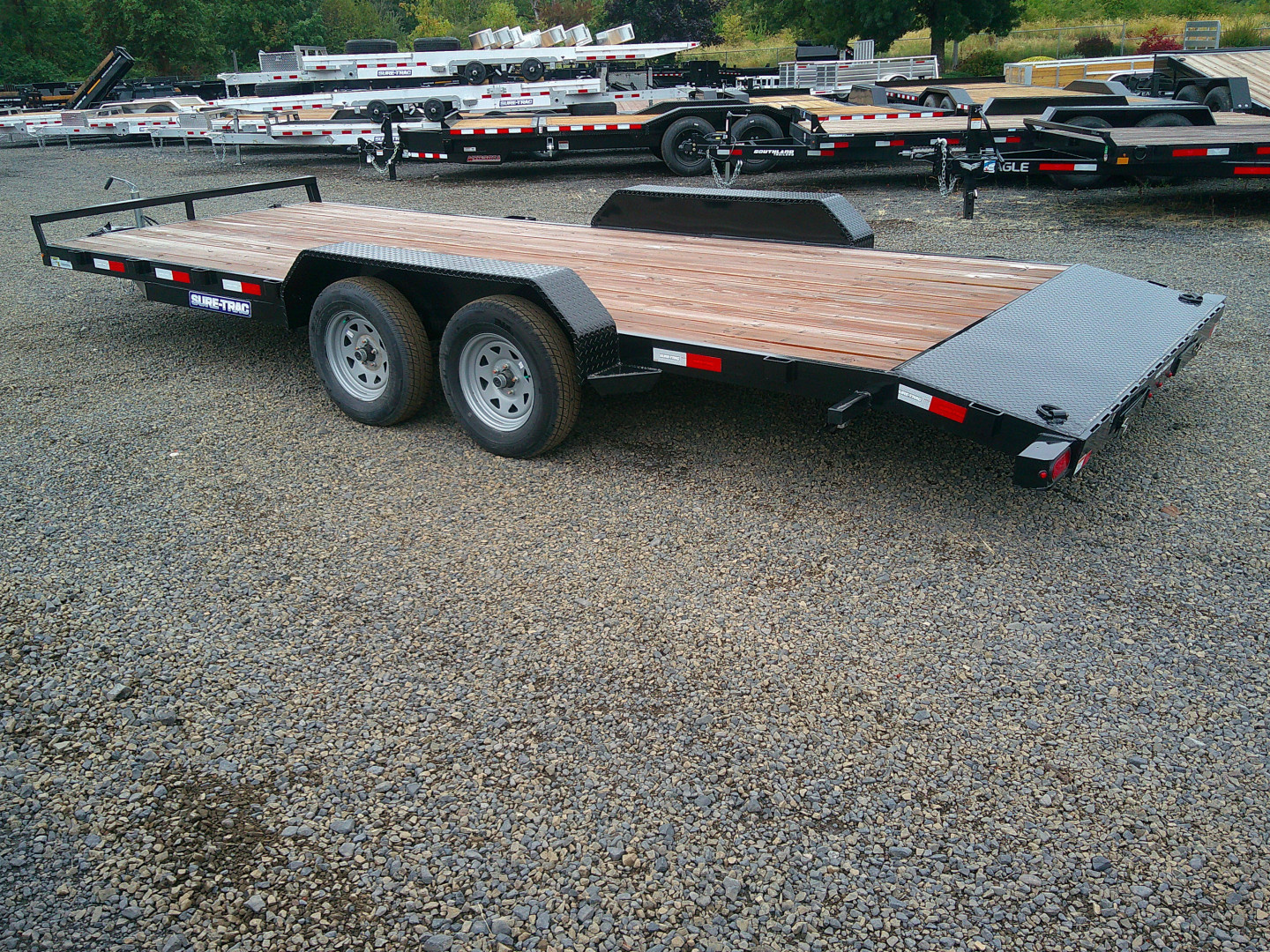 New 2025 Sure-Trac 7x20 (18+2) 7K Car Hauler