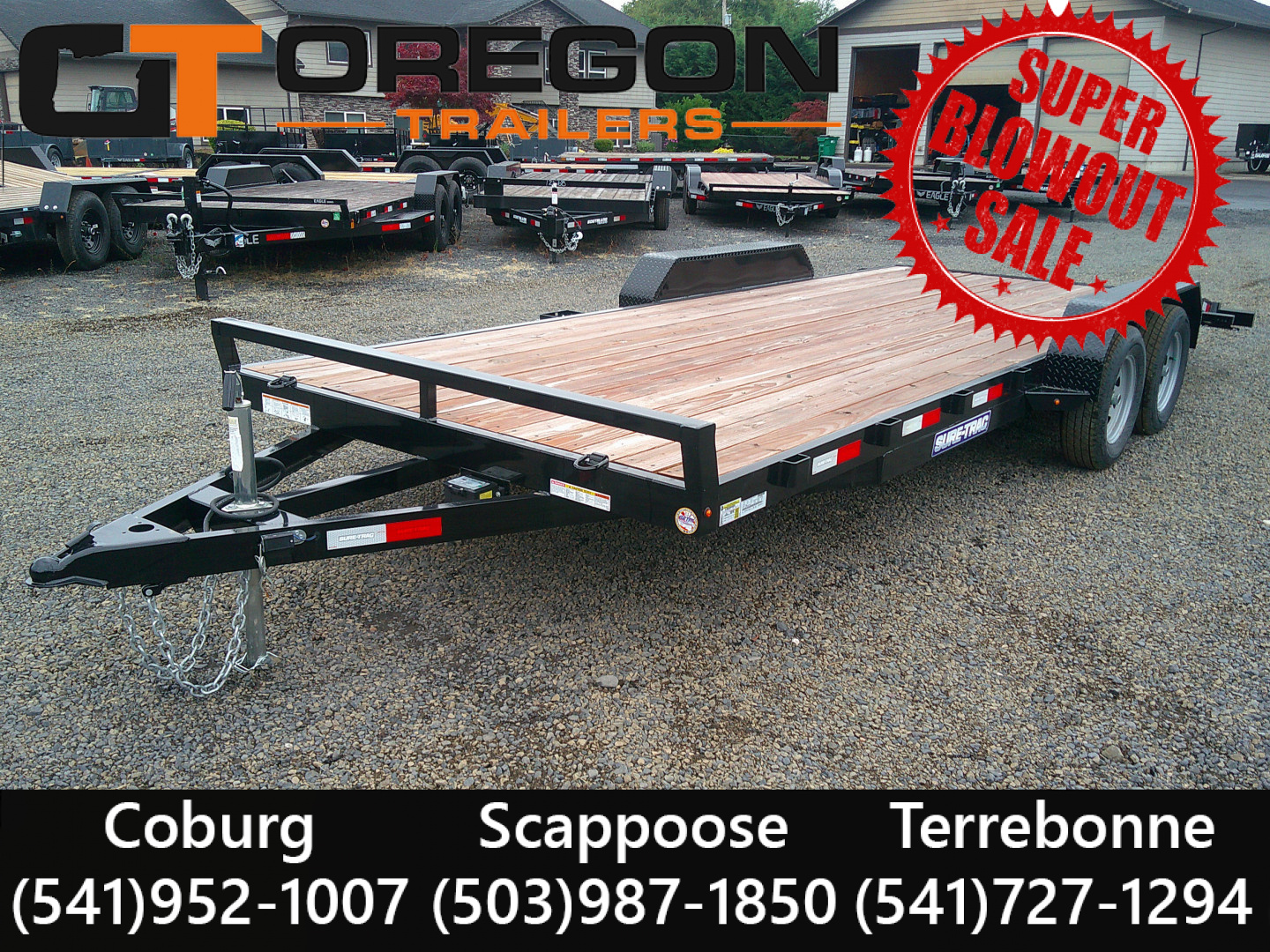 New 2025 Sure-Trac 7x20 (18+2) 7K Car Hauler