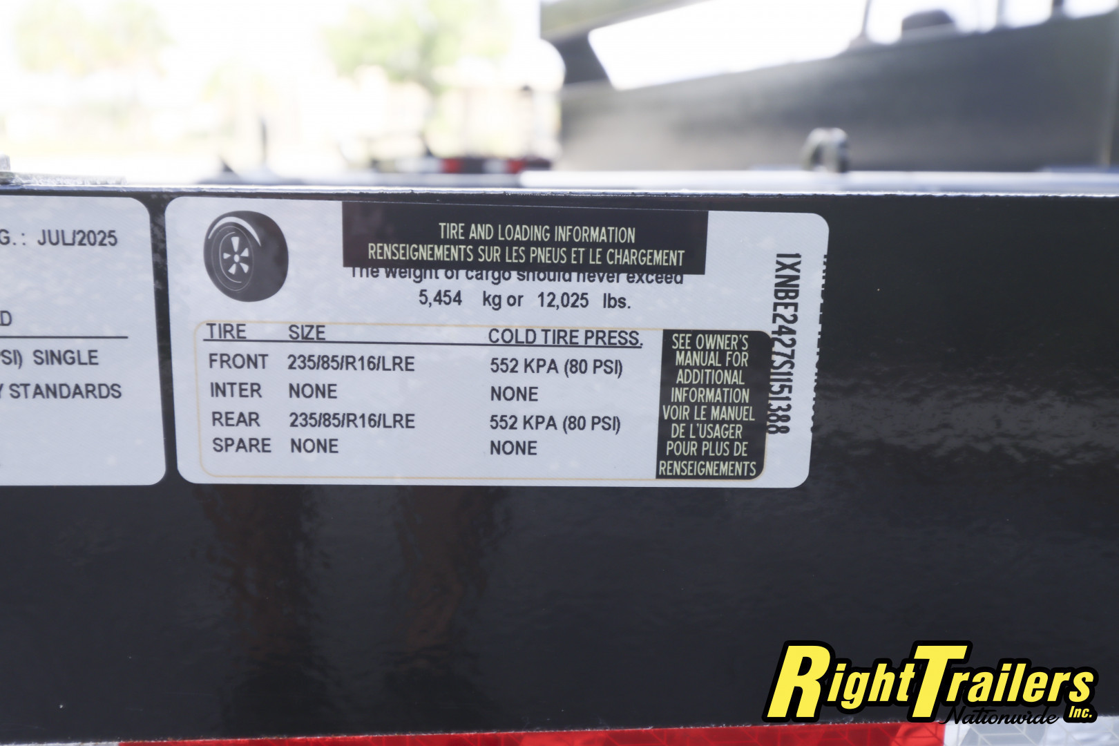 New 2025 7X24 Triple Crown Equipment Trailer